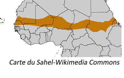 Carte du Sahel
